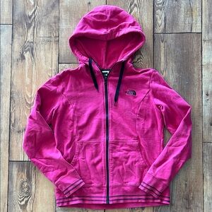 The North Face Fuchsia Full-Zip Hoodie